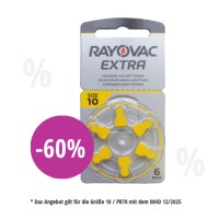 Rayovac Extra Größe 10 Hörgerätebatterien